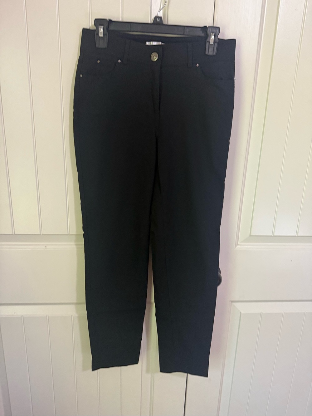 Madison Black Cropped Ankle Jeans